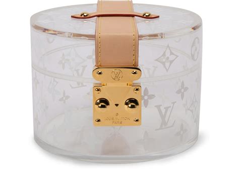 louis vuitton box bag clear